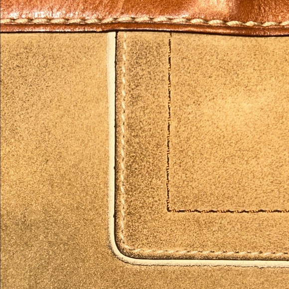 REHAB or For PARTS- Coach Vintage Hampton Suede Gallery Tote - Picture 10 of 16